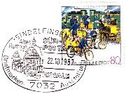 Sondermarke zum Tag der Briefmarke 1987 mit Sonderstempel